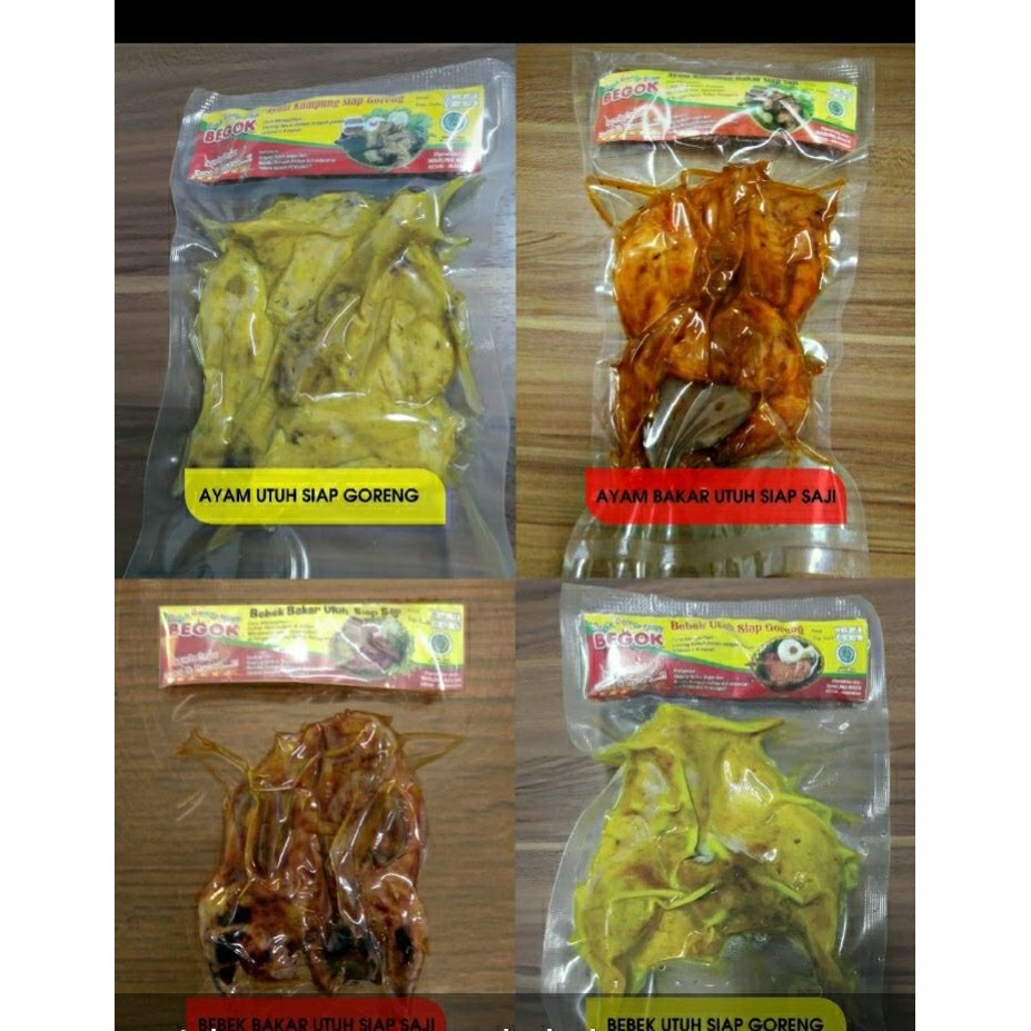 

begok bebek goreng siap Saji