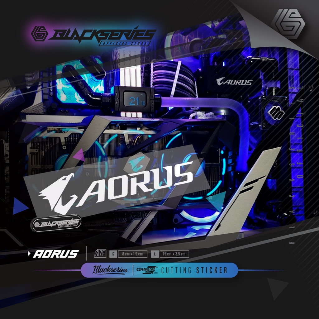 Cutting Sticker Aorus Logo | Stiker Aorus | Aorus