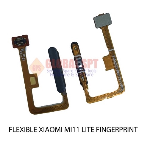 FLEXIBLE XIAOMI MI 11 LITE FINGERPRINT INCLUDE ON OFF / SENSOR JARI MI11 LITE / SIDIK JARI