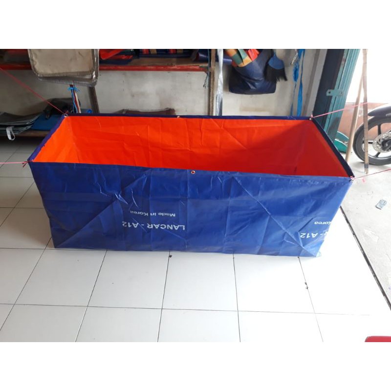 terpal kolam ikan TYPE A12 ukuran (160×60×70)