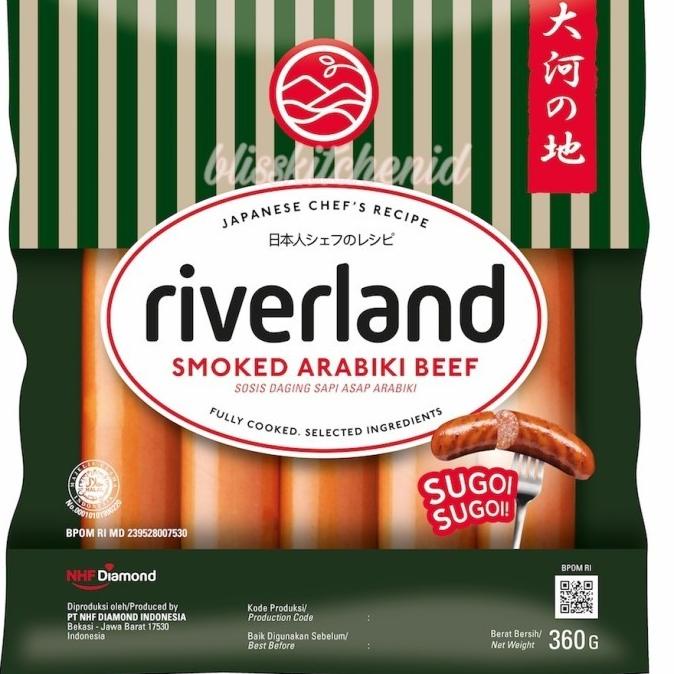 

windytriastuti13 Riverland Smoked Arabiki Beef Sausage / Sosis Sapi Jepang 360gr TERLARIS TERPERCAYA ORIGINAL