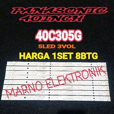 LAMPU BL BACKLIGHT LED TV PANASONIC 40 INCH TH-40C305G BL PANASONIK 40IN TH 40C305G 40C305 TH40C305G
