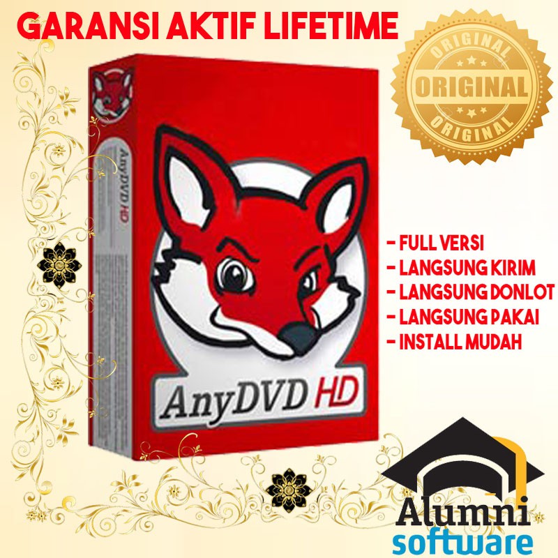 [FULL VERSION] RedFox AnyDVD HD DVD Ripper - GARANSI AKTIVASI