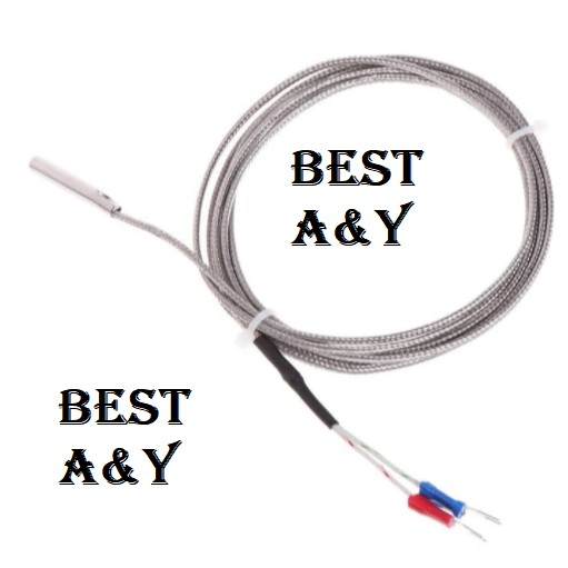 Screw Probe Type 0-400 Deg 2m Meter Cable Temperature Sensor Thermocouple K