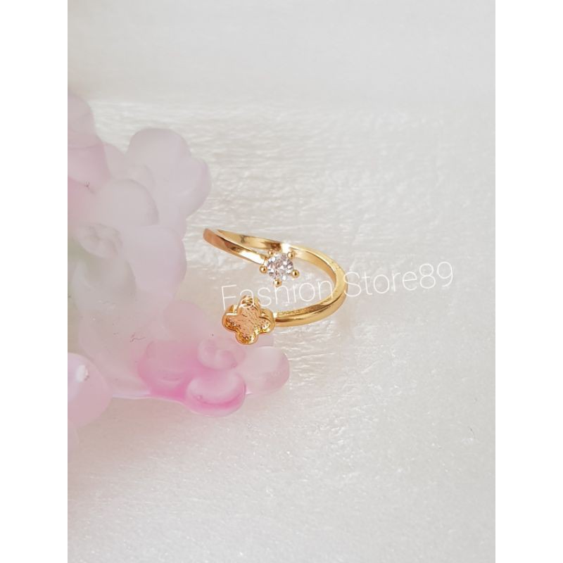 Cincin Bahan Xuping ukuran Elastis free size cincin import xuping fashion unik bahan elastis IMPORT