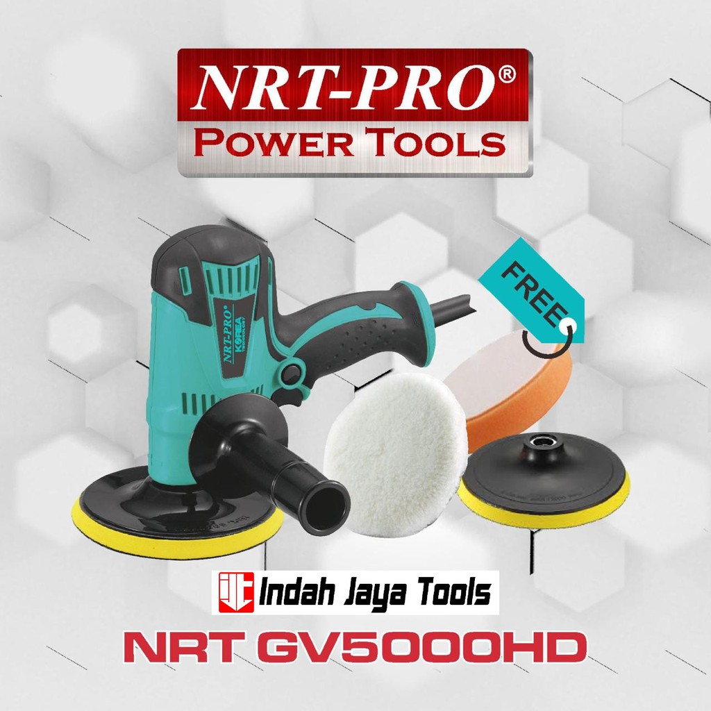 NRT-PRO Mesin Poles Mobil Motor Polisher Sander GV 5000 HD