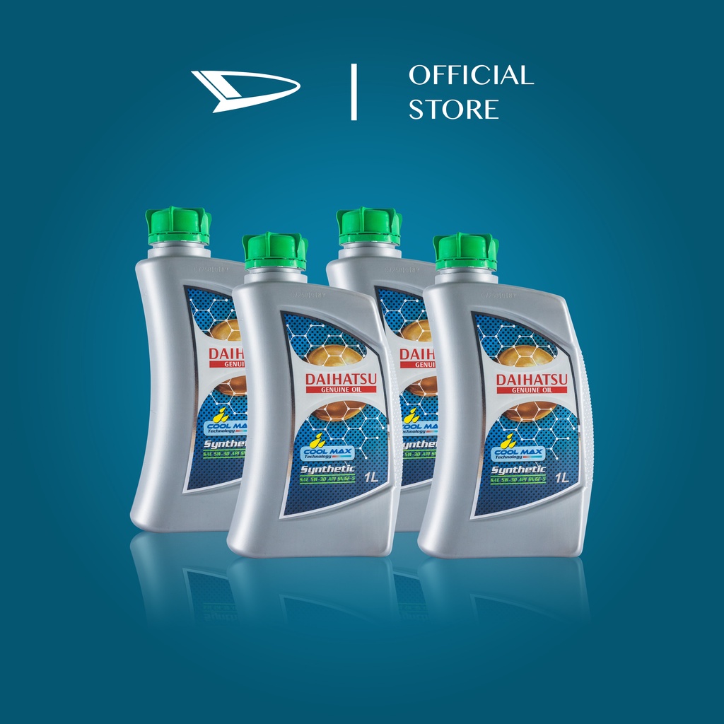Daihatsu Genuine Oil 5W-30 API SN-GF-5 Synthetic Oli Pelumas Mobil 4 Liter