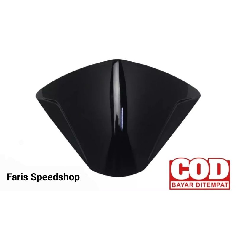 Visor jupiter z burhan jupiter z lama bahan tebal hitam plus lem 3m double tape