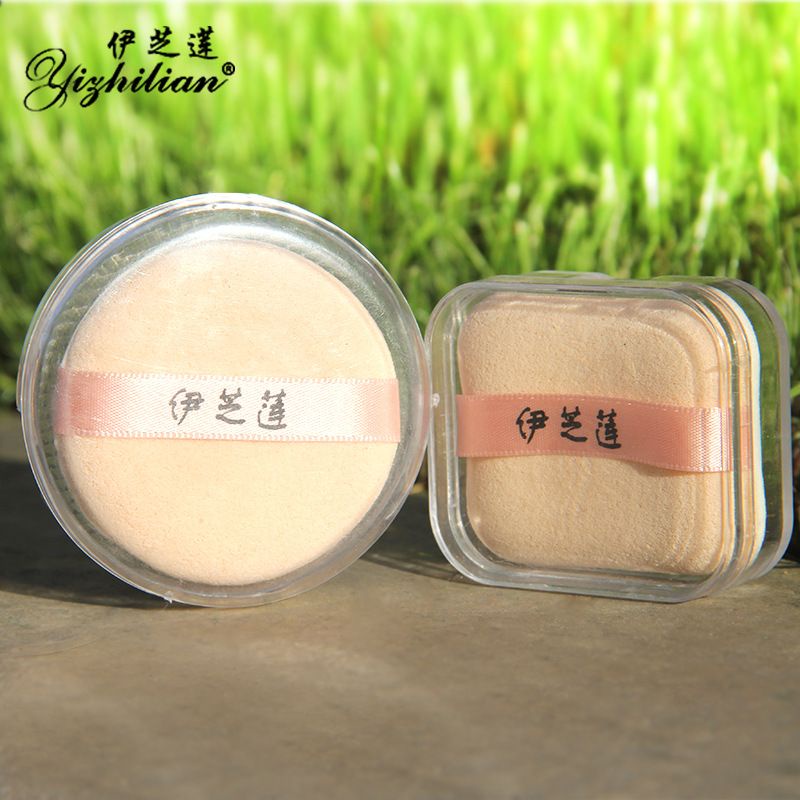 Spon Bedak Tebal 1Set Puff Sponge - Spon Bedak Foundation Cushion Satuan Lembut - Spon Puff Sponge Satuan Box