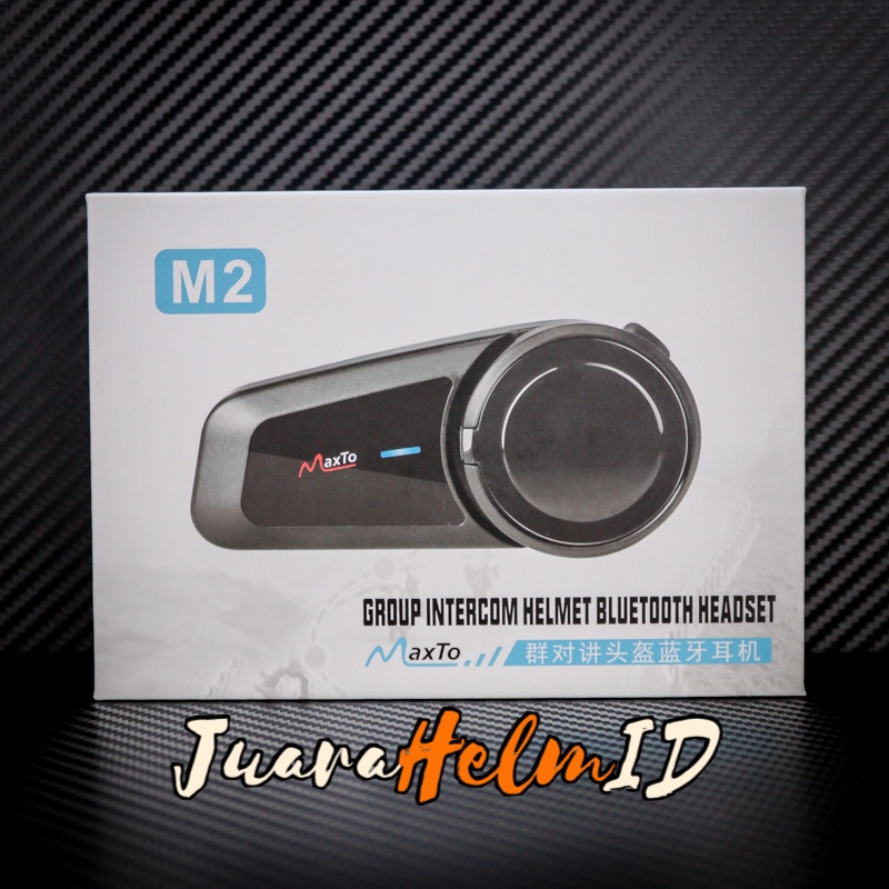 BLUETOOTH INTERCOM HELM / MAXTO M2 / BLACK