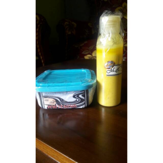 1 paket lulur kocok dan handbody racik malay 250ML