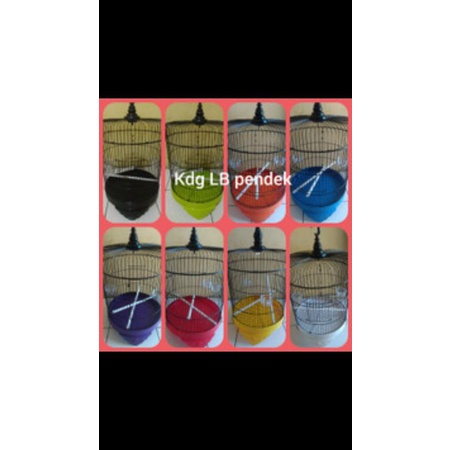 KANDANG BESI LOVEBIRD UKURAN PENDEK READY