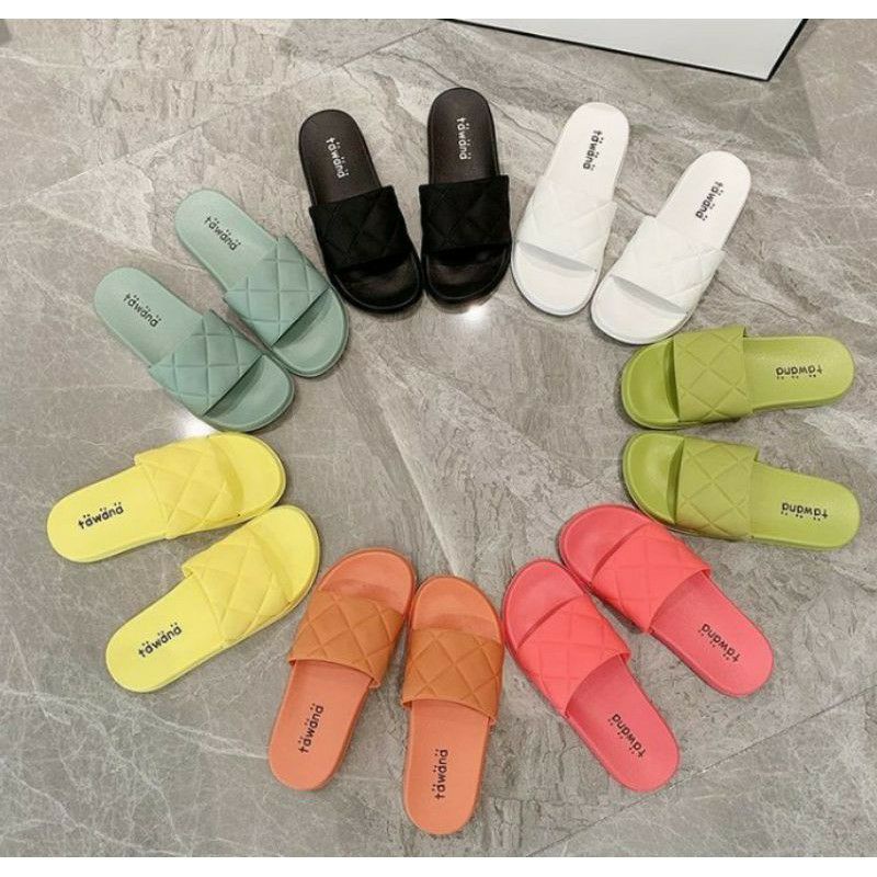 Sandal jelly tawana selop READY / sendal slop tawana / sandal slip on tawana