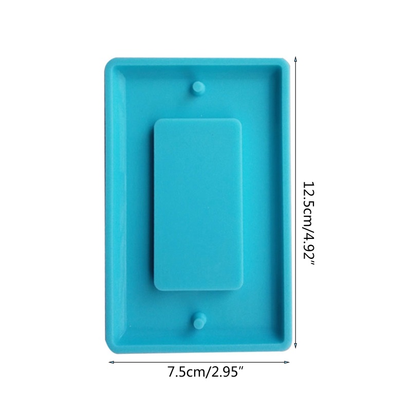 SIY  Crystal Epoxy Resin Mold Switch Socket Panel Silicone Mould DIY Crafts Decoration Making Tools