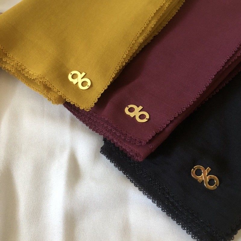 ( READY STOCK )PLAT HIJAB MODEL DONNA SCARVES/ PIN JAHIT HIJAB/BISA COSTOUM