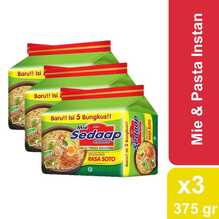 

Terbaru Mie Sedaap Soto 75Gr Isi 5 Triple Pack