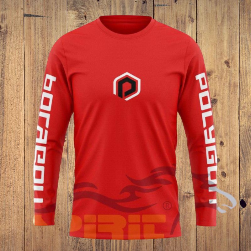 KAOS SEPEDA POLYGON LENGAN PANJANG PRIA/WANITA