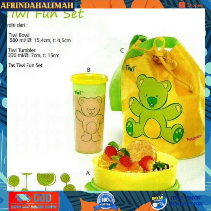 

[TERBARU] Set tempat makan bekal anak tiwi todz sekolah praktis lucu