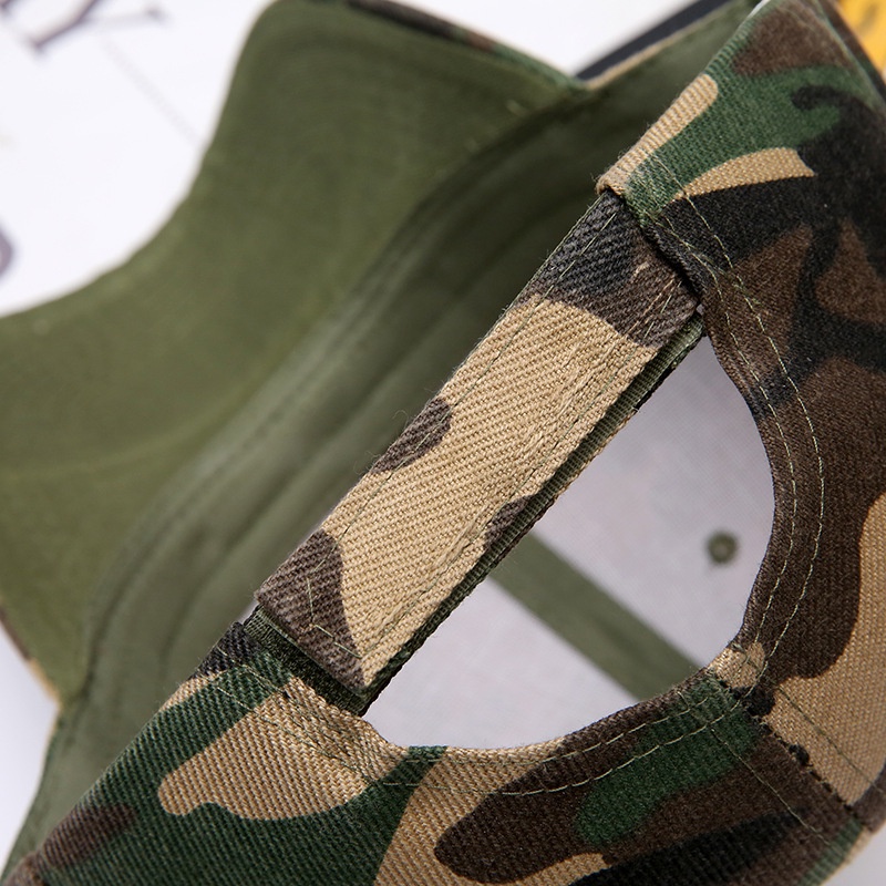 Topi baseball Motif Camo Gaya Militer Untuk Musim Panas