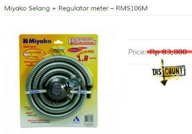 Miyako Selang Regulator RMS 206