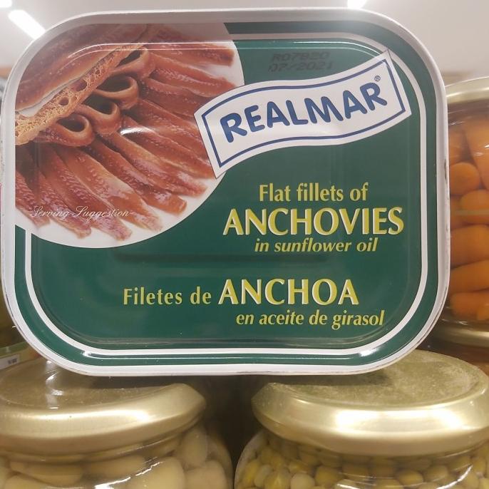 

realmar anchovies in sunflower oil 368gr - realmar anchovy ancovy ---Termurah---