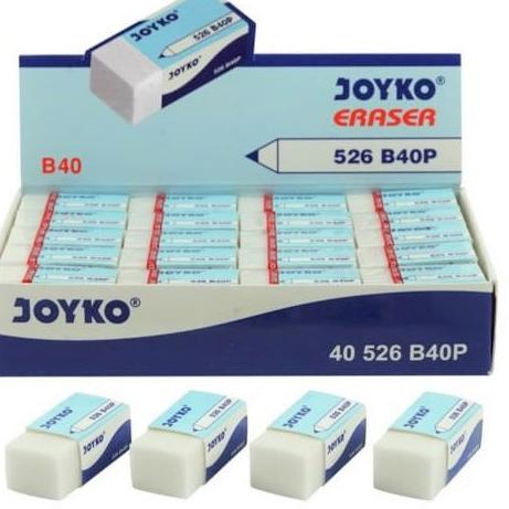 

Pasti Ada Penghapus Eraser Joyko B40P / B40BL - Putih Hitam$