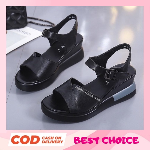 LFS-SW06 Sandal Wedges Wanita Fashion Import Best Quality New