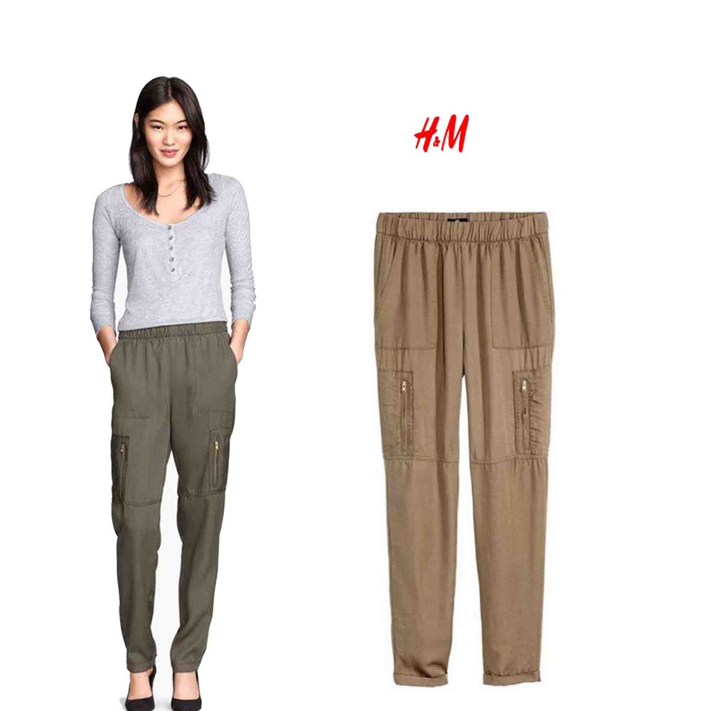 h&m women's cargo pants