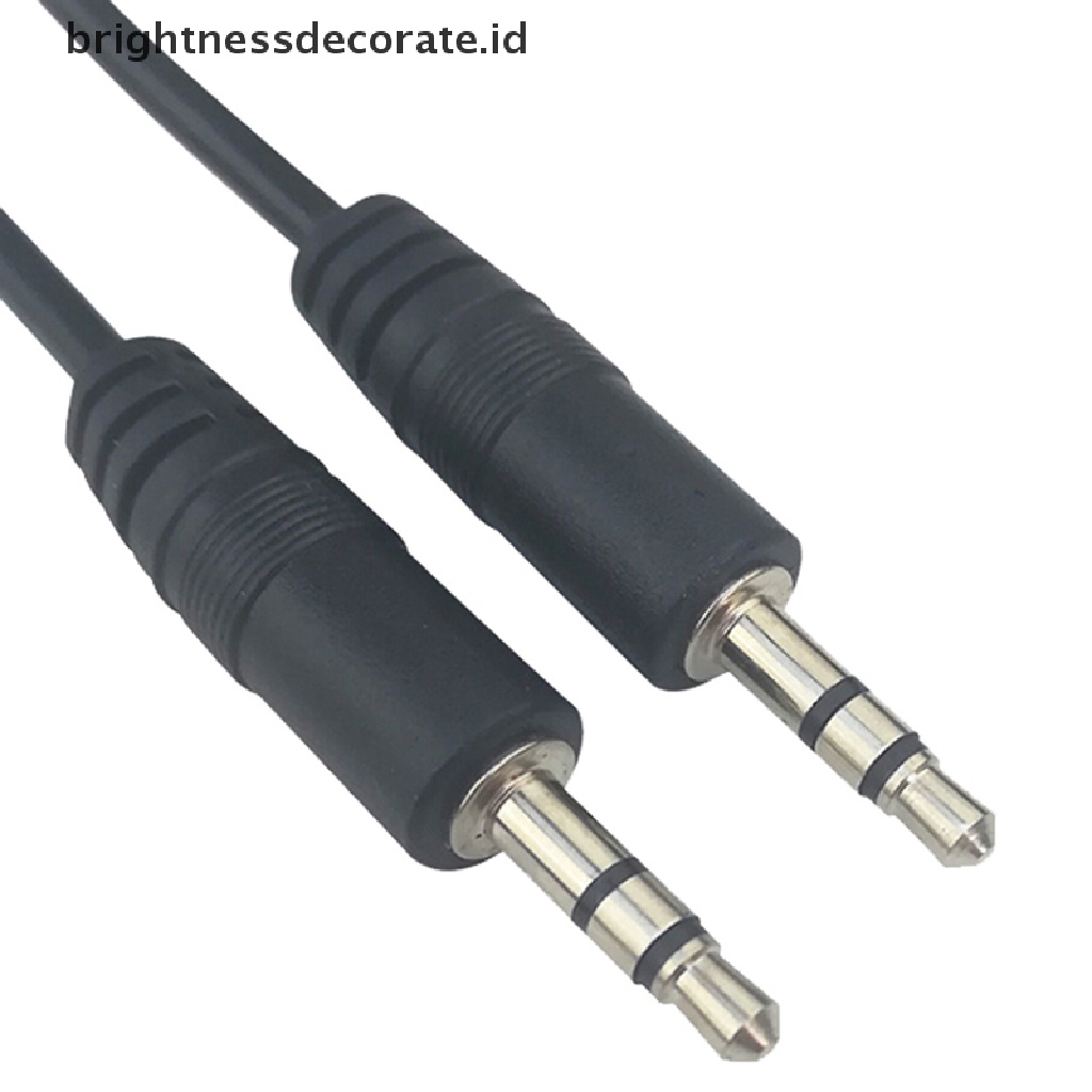 1 Pc Kabel audio stereo aux 3.5mm Jack male to male Panjang 0.5m Untuk Mobil