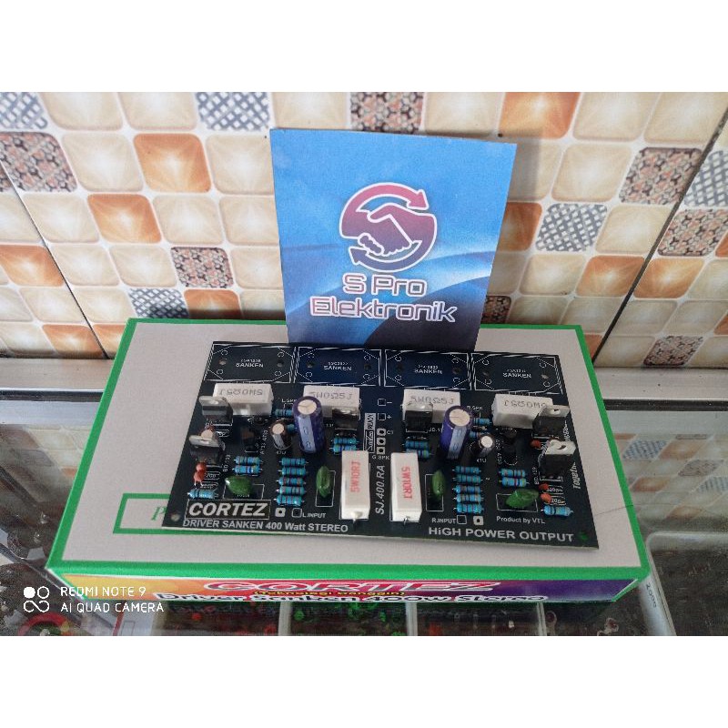 Kit Driver Power Amplifier Sanken Stereo Safari 2X400 Watt