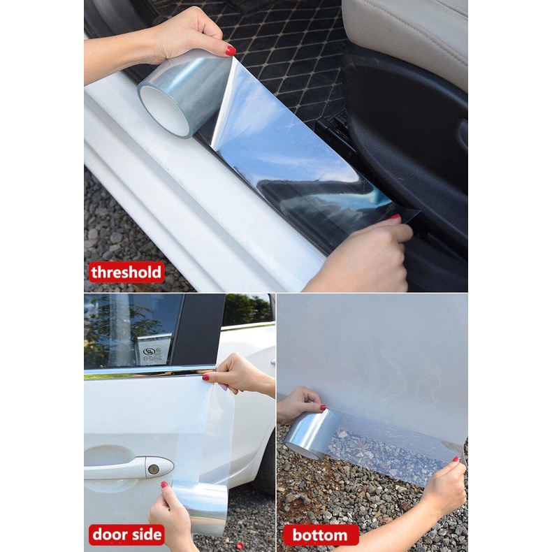 Sticker Transparan Anti Gores Pelindung Protective Film Stiker Body Mobil Motor