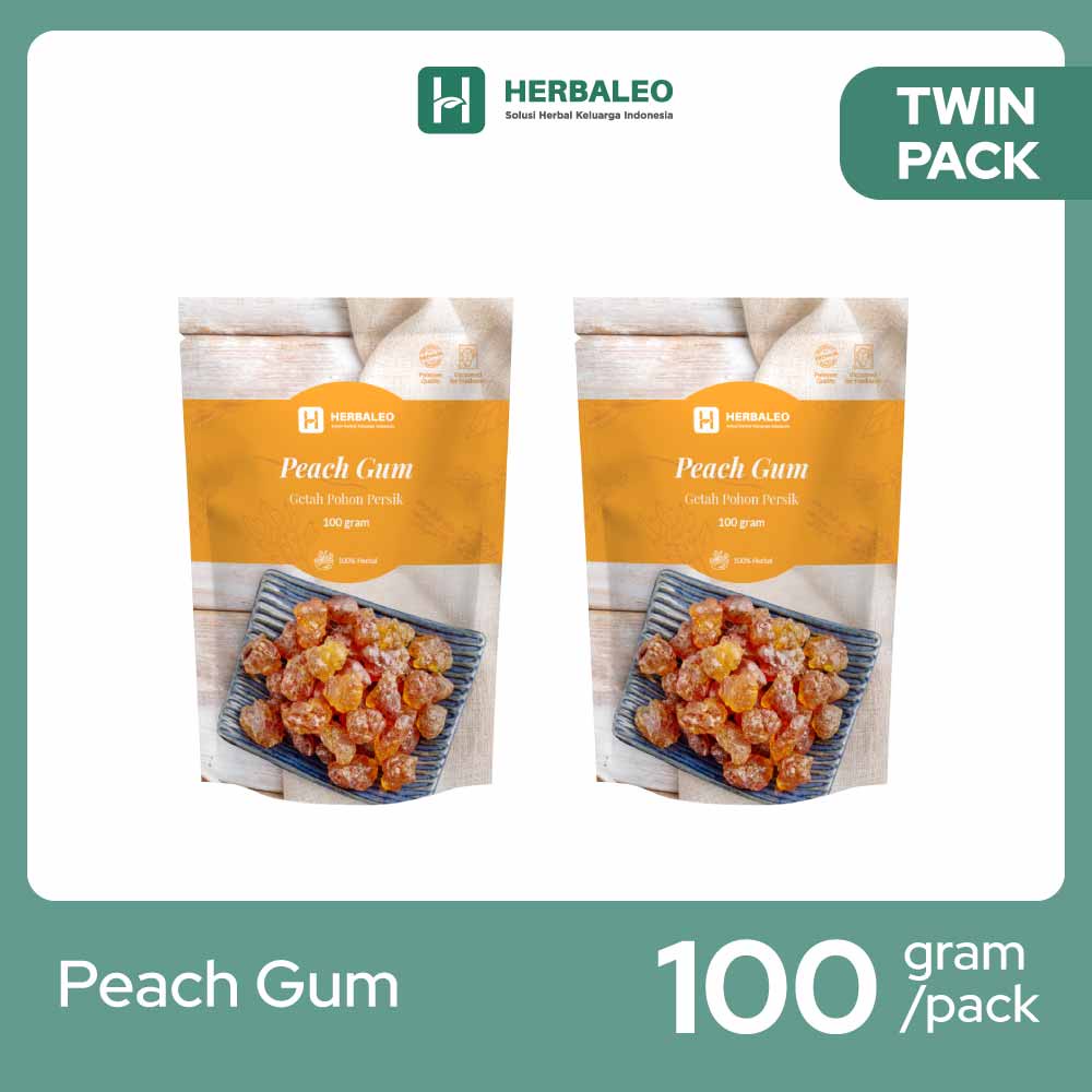 

Herbaleo - Twinpack Peach Gum 100 gram ( Getah Pohon Persik )