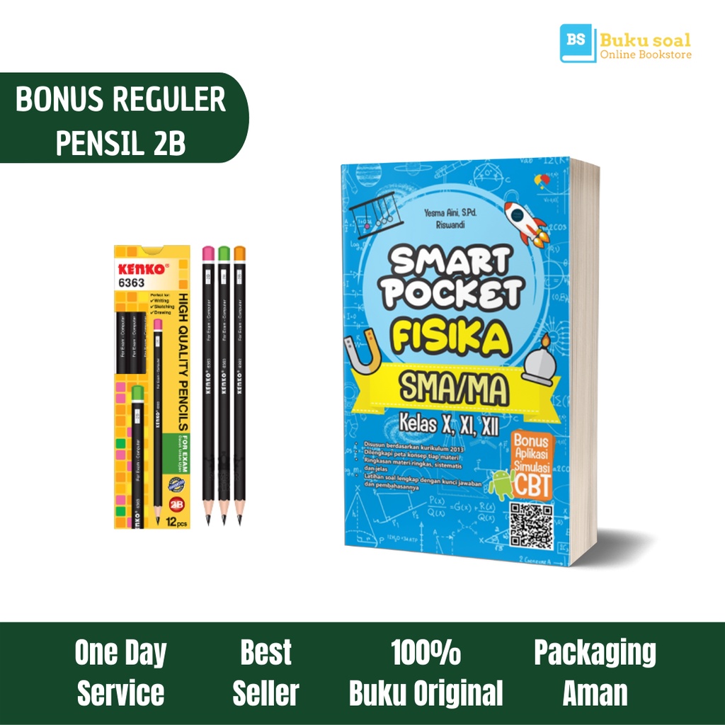 BUKU SMA / SMART POCKET MATEMATIKA, FISIKA, BIOLOGI, KIMIA SMA / BUKU SOAL SMA-smart fisika sma
