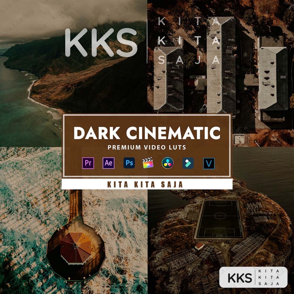 Dark Cinematic - Premium Preset Lightroom Foto dan Video LUT LUTs VN Android IOS & PC Premiere Pro D