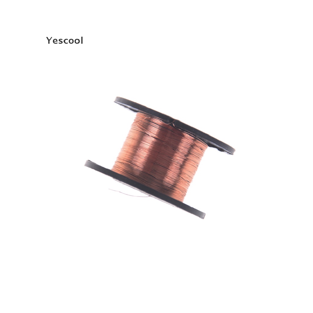 Yescool 11M 0.1mm Kawat Tembaga Tipis Lapis Enamel Untuk DIY Rotor