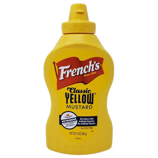 

FRENCH'S CLASSIC YELLOW MUSTARD SQUEEZE 14 OZ 395 GRAM FRENCH FRENCHS