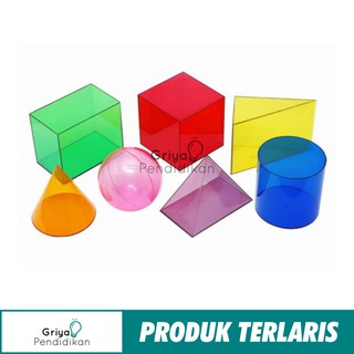 Model Bangun Ruang Transparan - Alat Peraga Matematika | Shopee Indonesia