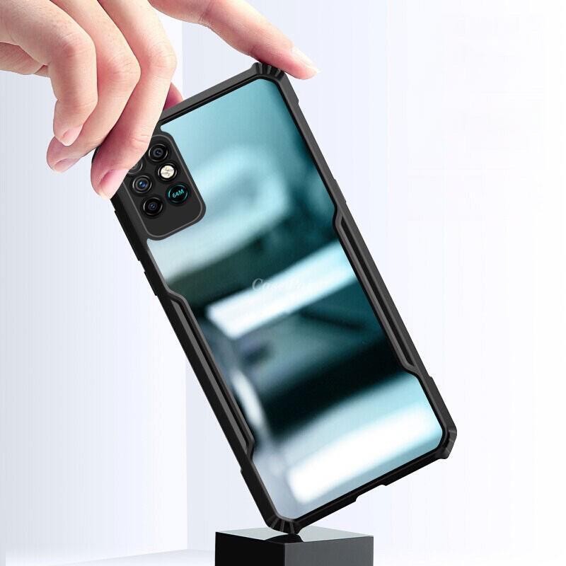 Case INFINIX NOTE 8 HardCase Shockproof Armor Transparant Casing Premium Handphone