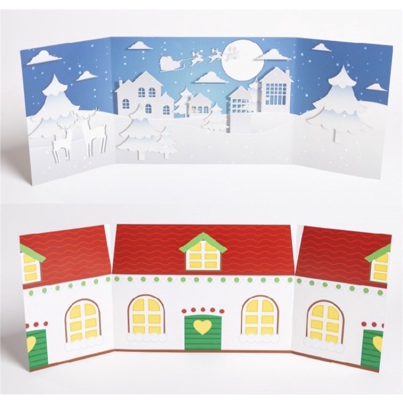 diy christmas theme papercraft set prakarya anak tema natal