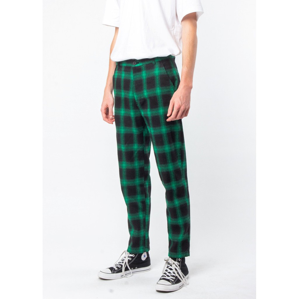 

Erigo Checked Pants Vines Green