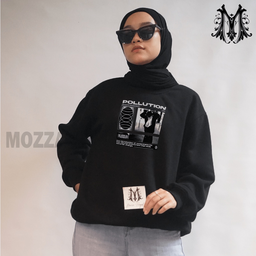 Mozzaproject Crewneck Sweatshirt Pollution