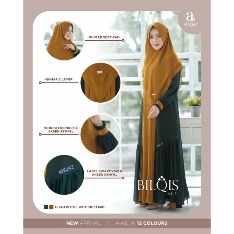 Bilqis alhijaz set gamis