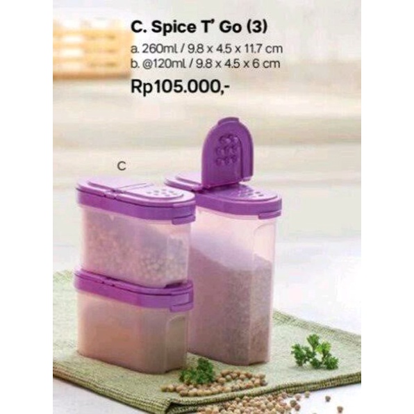 Spice to go tupperware