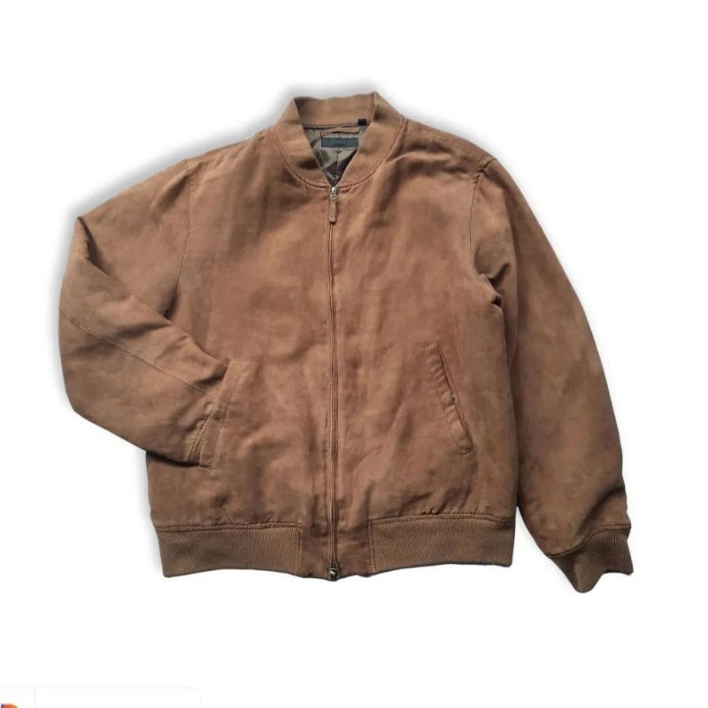 Uniqlo Suede Bomber Jacket