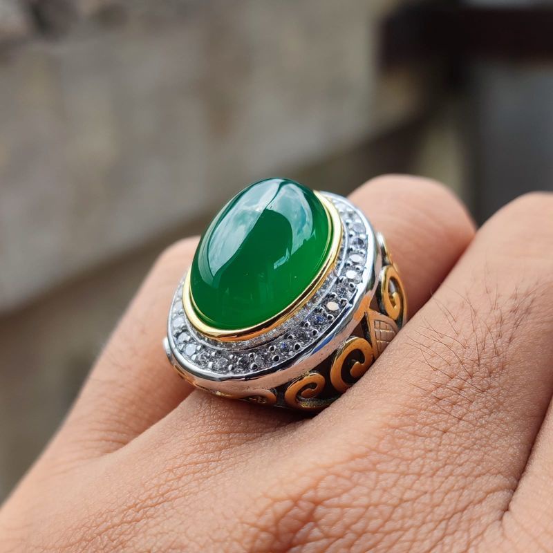 BATU IJO GARUT ASLI NATURAL TOP QUALITY SIAP PAKAI