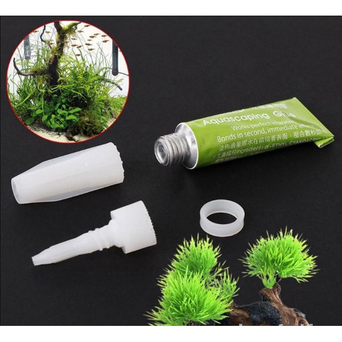 Aquascaping Glue ISTA Lem Akuarium Moss Plants Coral Reef Ornaments