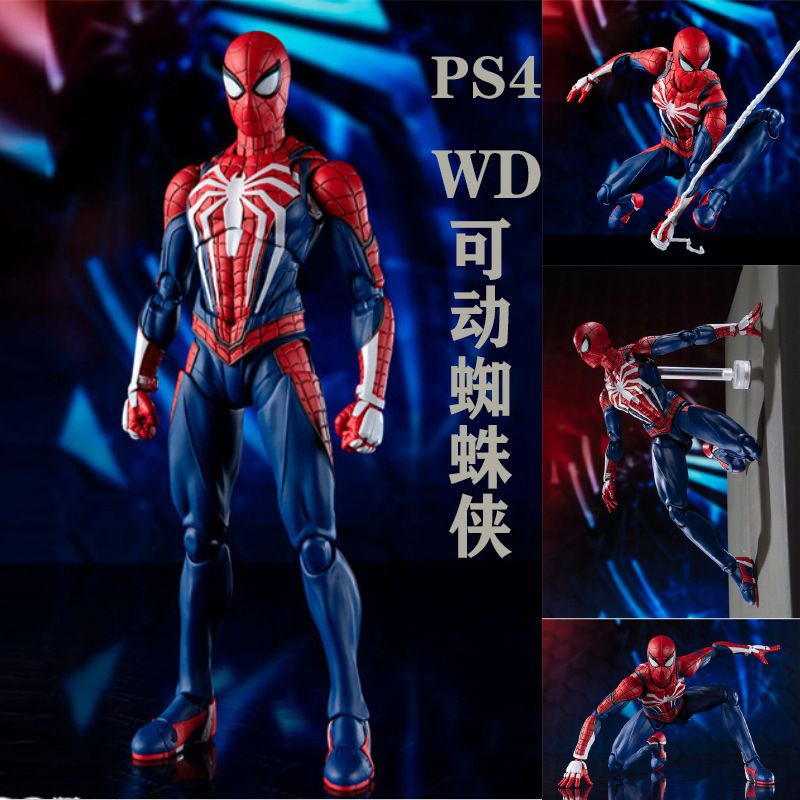 shf spiderman figur ps4 action figur spiderman ps4 superhero marvel