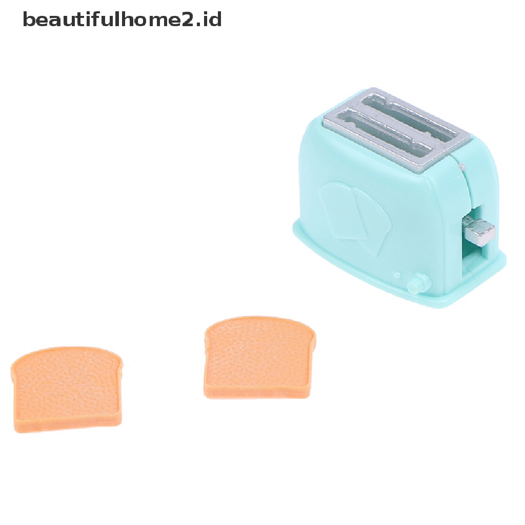 (Beautifulhome2) Buku Literatur Bahasa MandarinId Miniatur Toaster Untuk Rumah Boneka