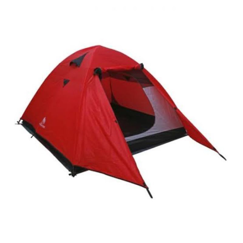 Black and Orange Pup Tent