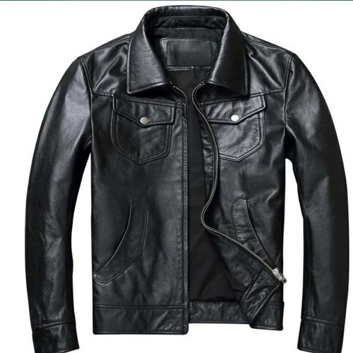 jaket asli kulit pria/jaket kulit super domba